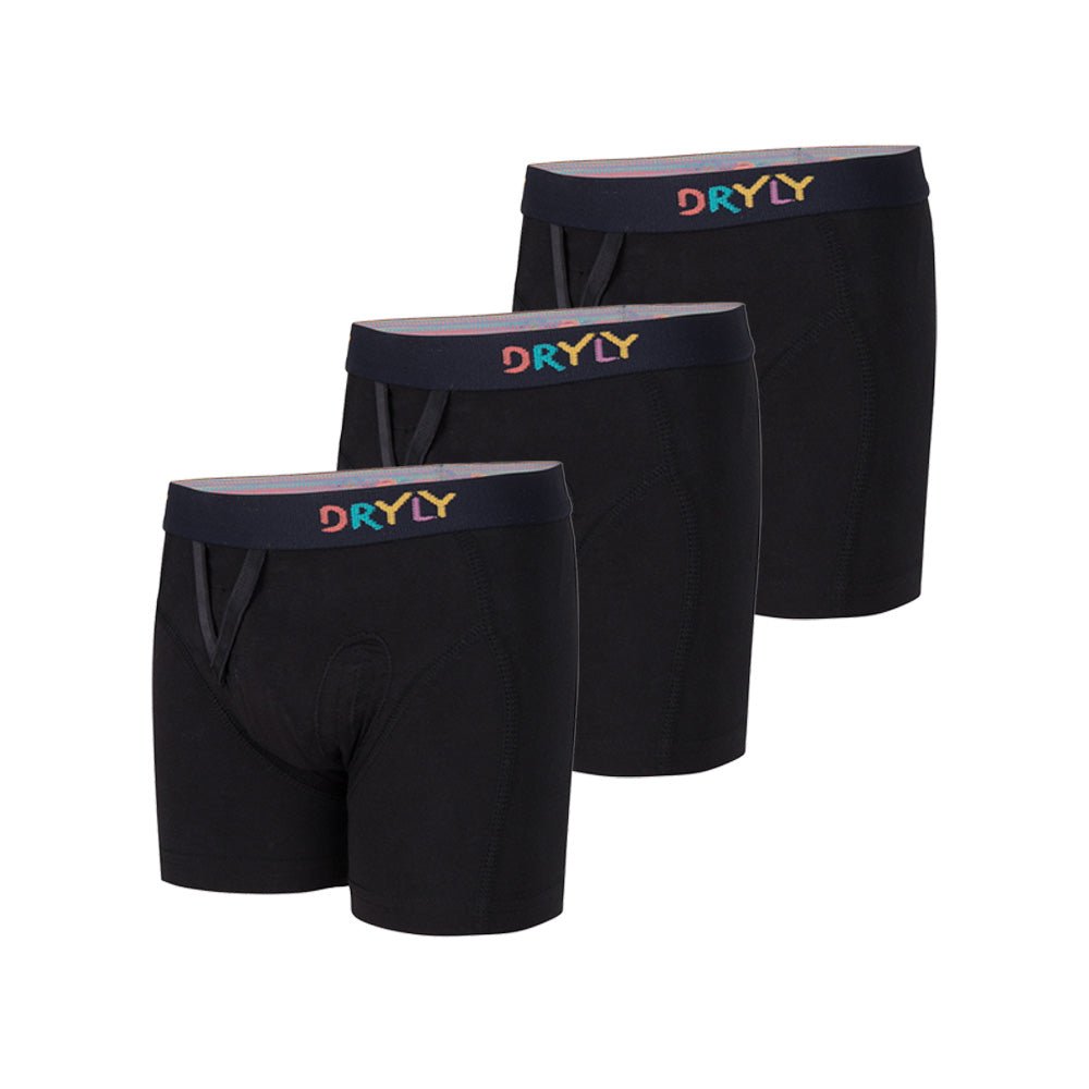 Dryly® Zwarte boxershort (3 - pack) - Dryly®